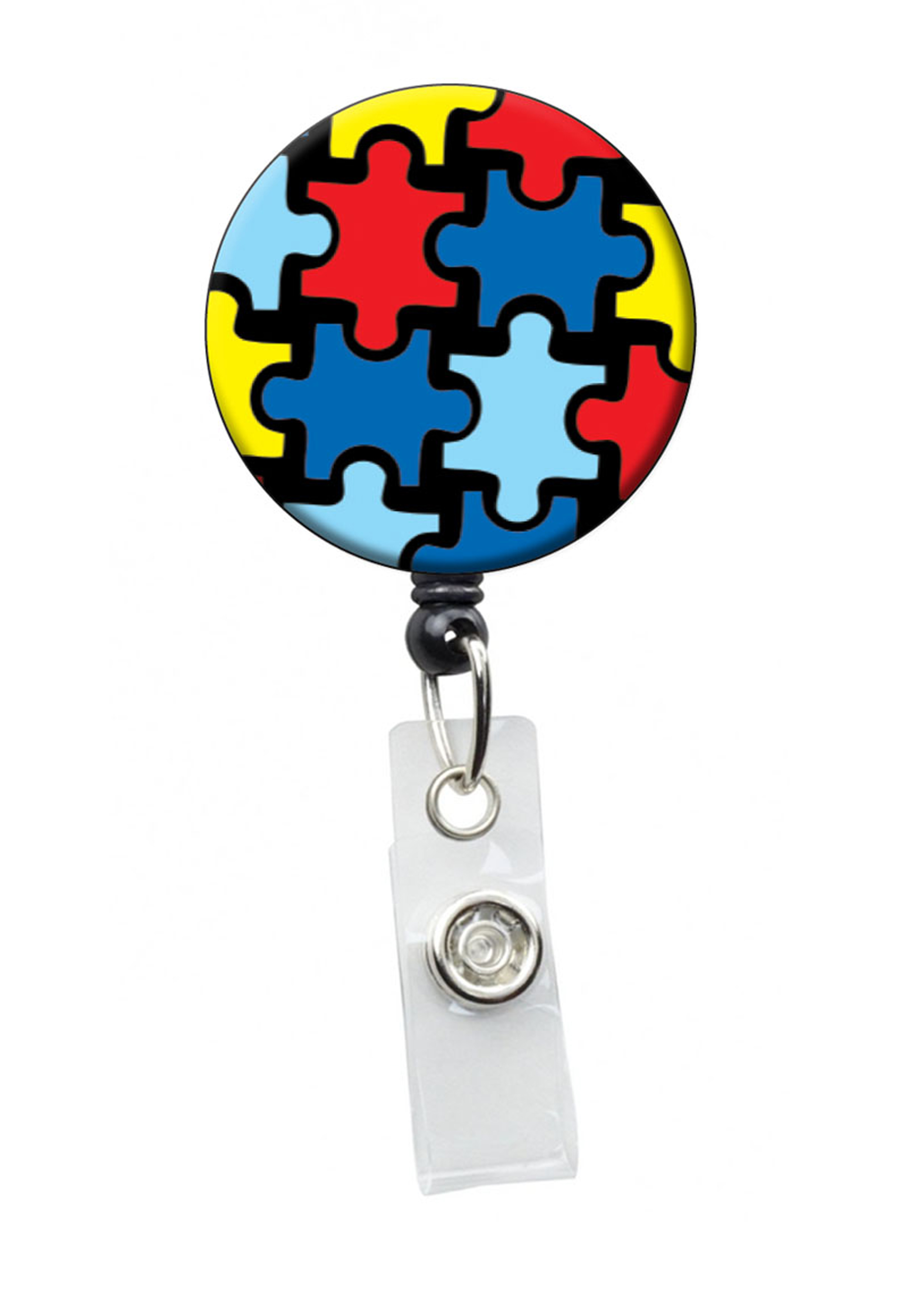 Initial This Autism Awareness Badge Holders