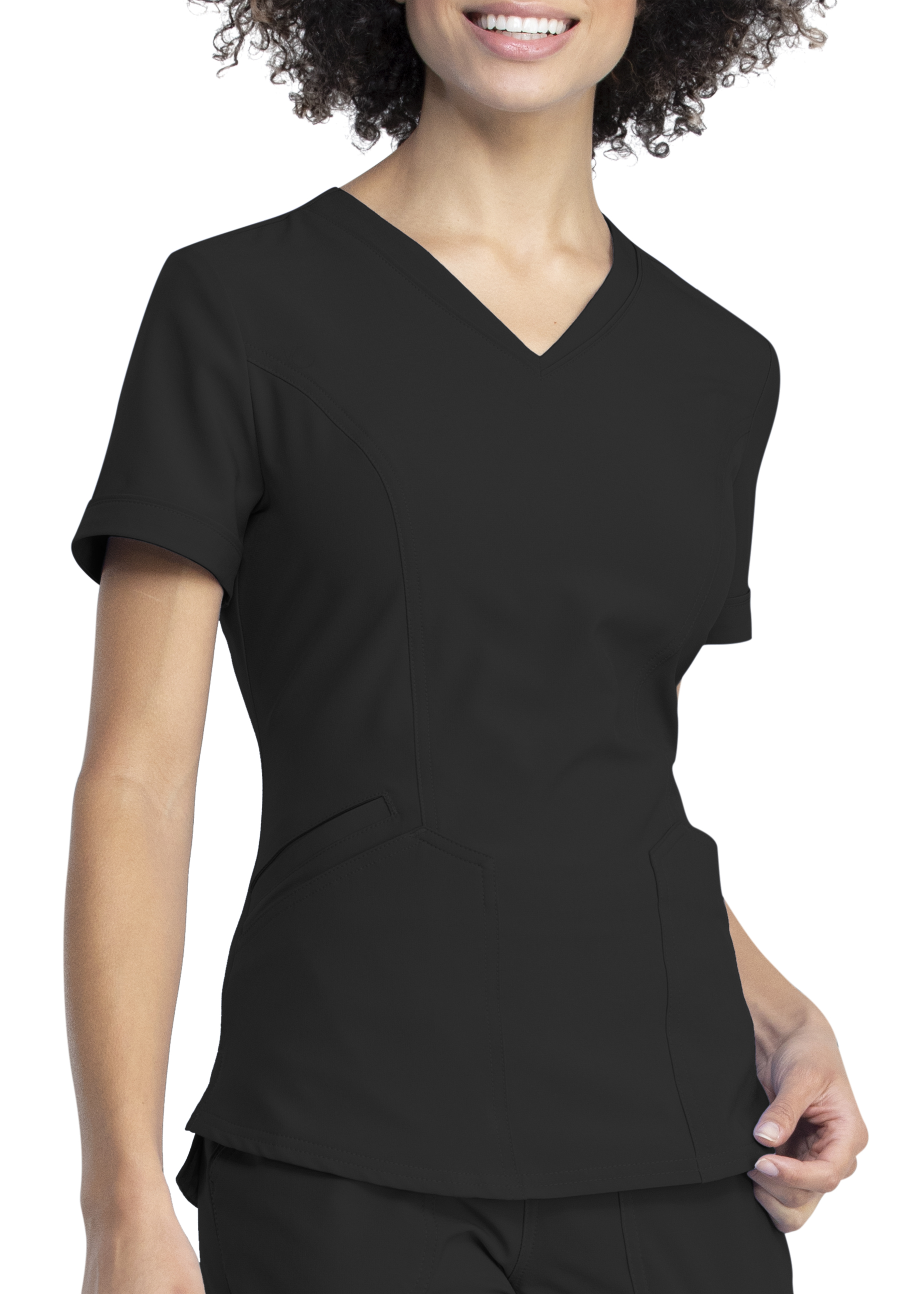 Dickies Retro 2 Pocket V-Neck Scrub Top