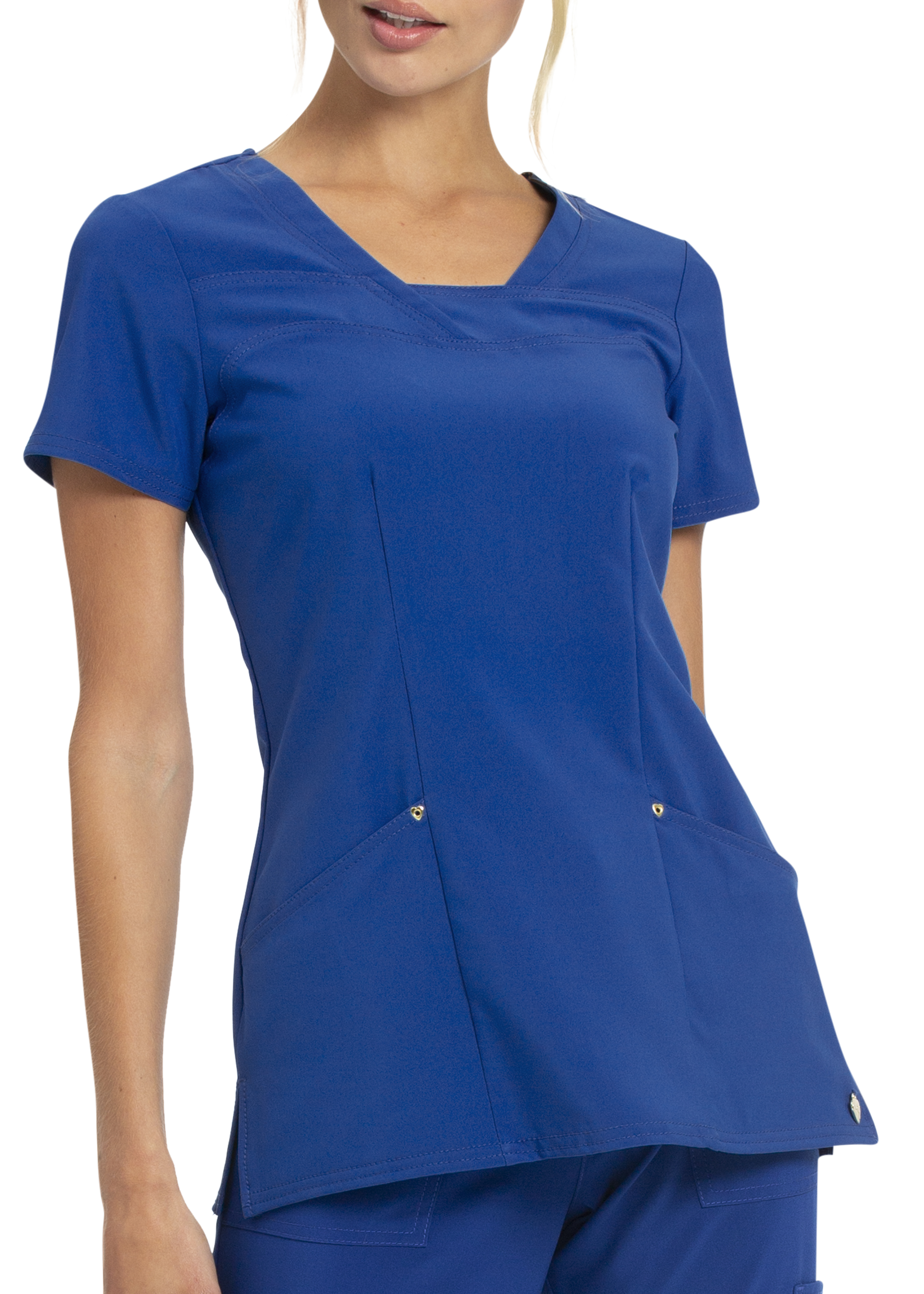 HeartSoul Love Always Serenity V-Neck Scrub Top