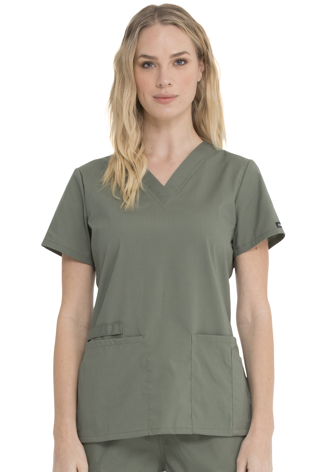 Cherokee Basic V-Neck Scrub Top