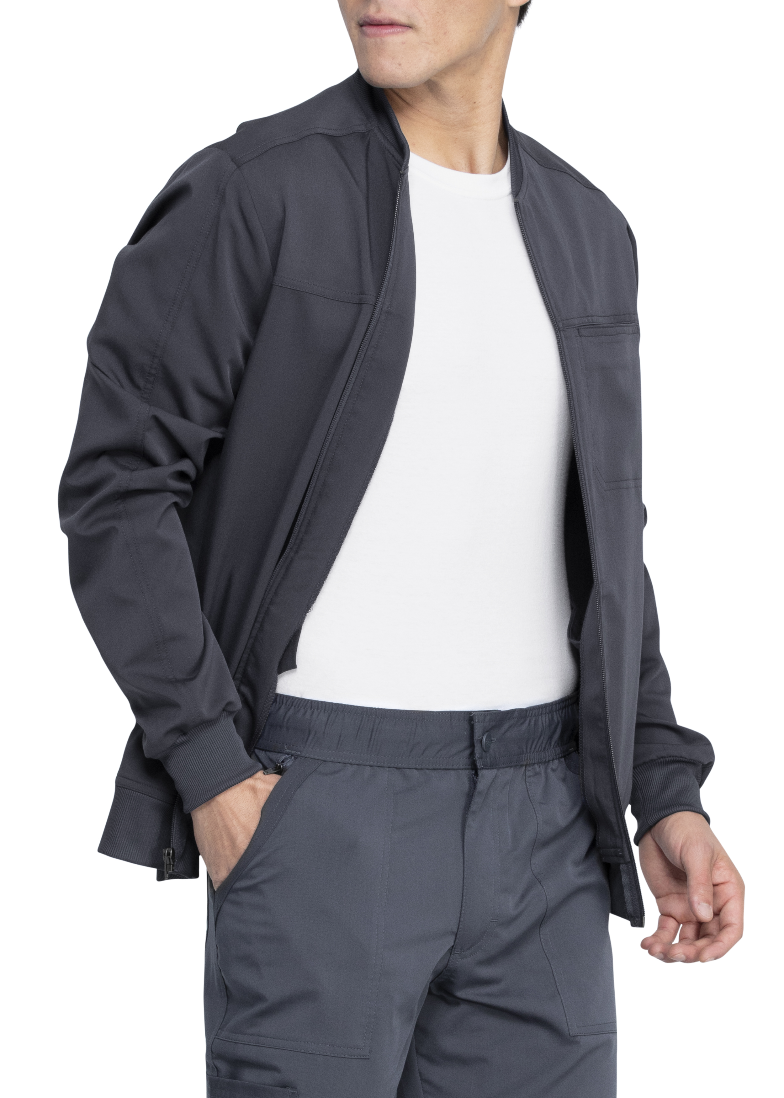 Dickies Balance Men's Bomber Style Scrub Jacket