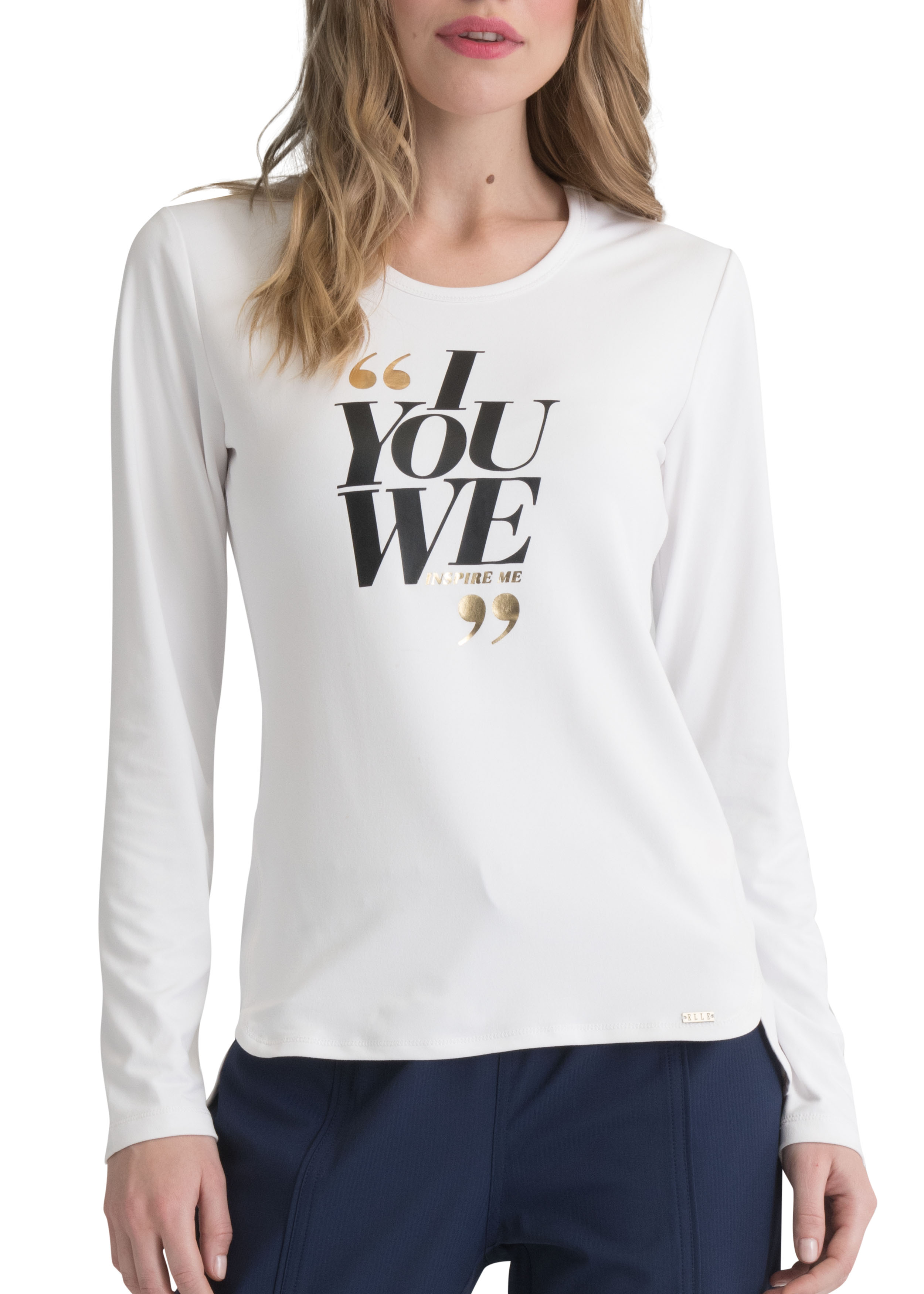 ELLE I You We Graphic Underscrub Tee