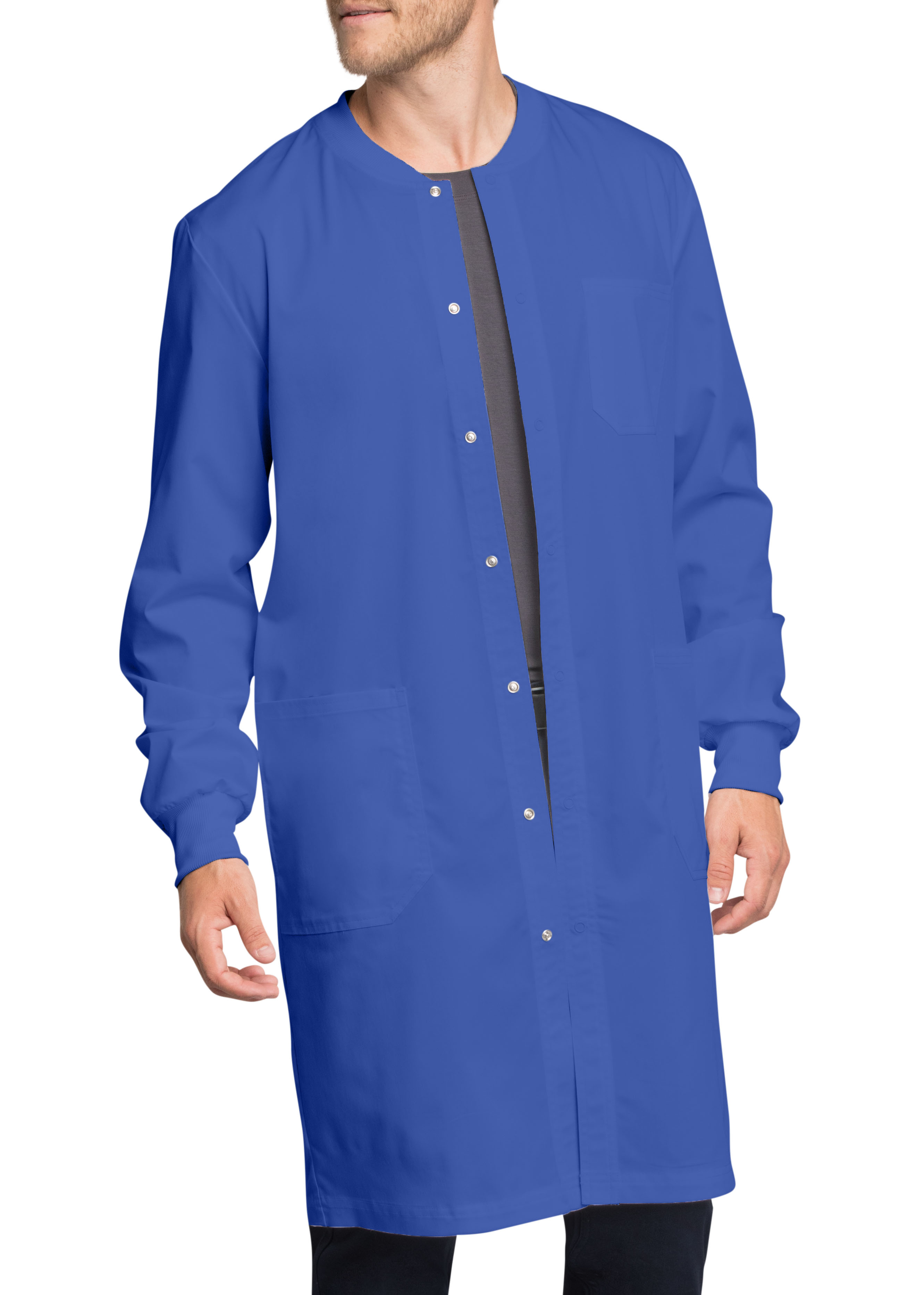 Cherokee Workwear Revolution Tech Unisex Snap Front Lab Coats With Certainty