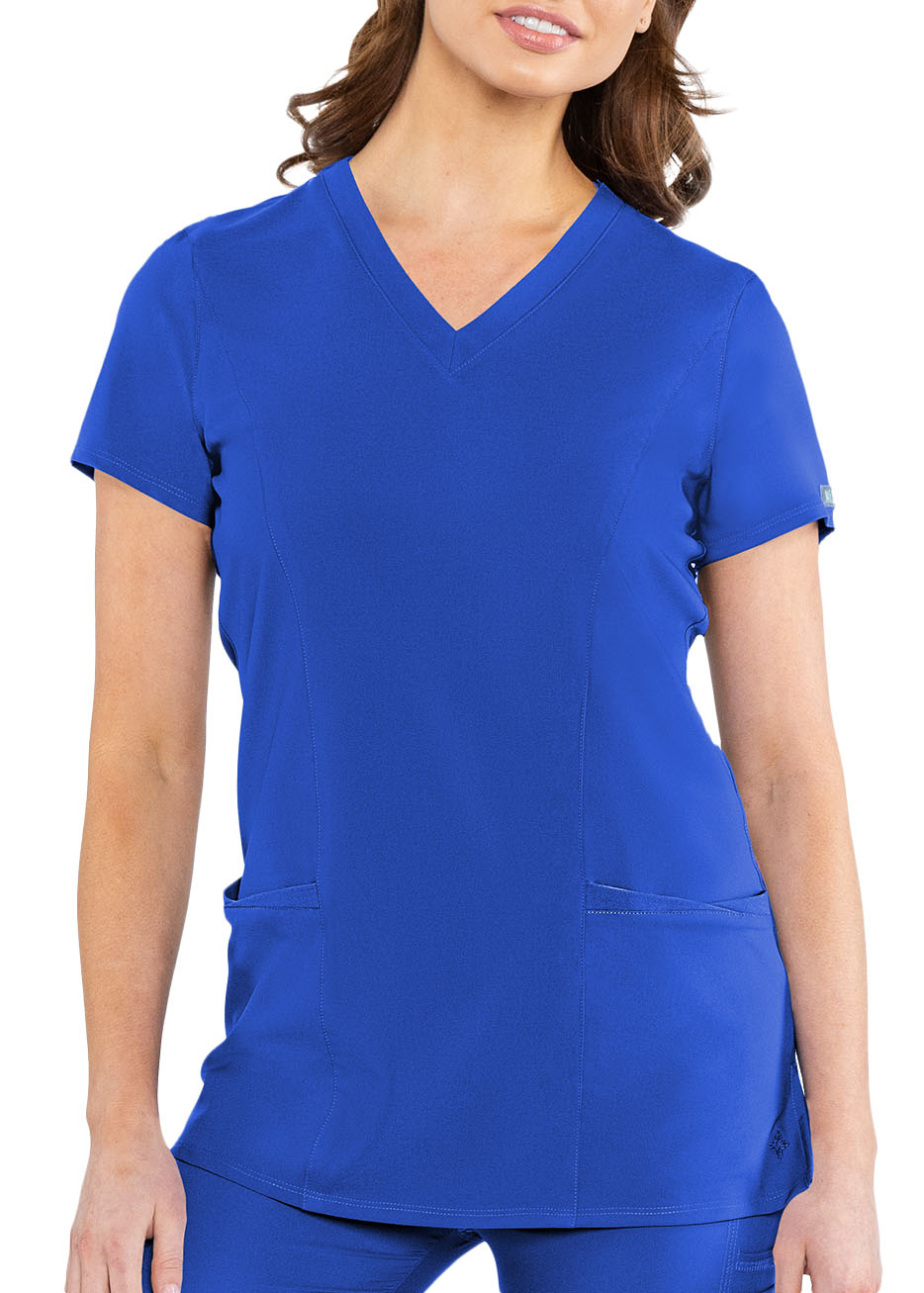 Med Couture Austin V-Neck Tunic Scrub Top