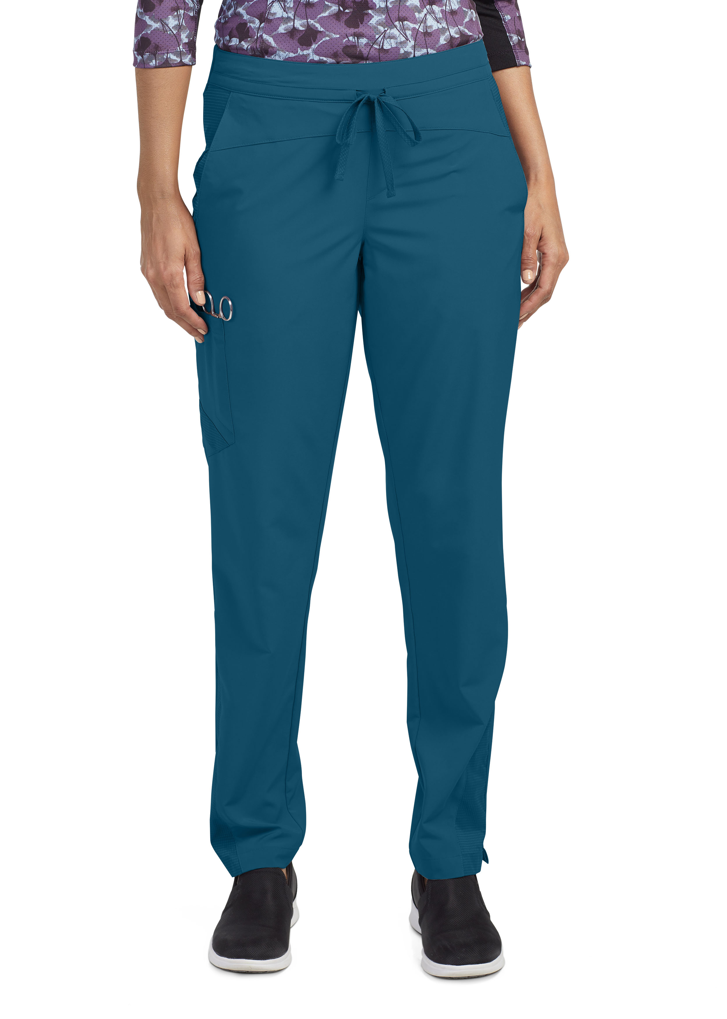 Barco One Wellness 4 Pocket Contrast Panel Cargo Scrub Pants