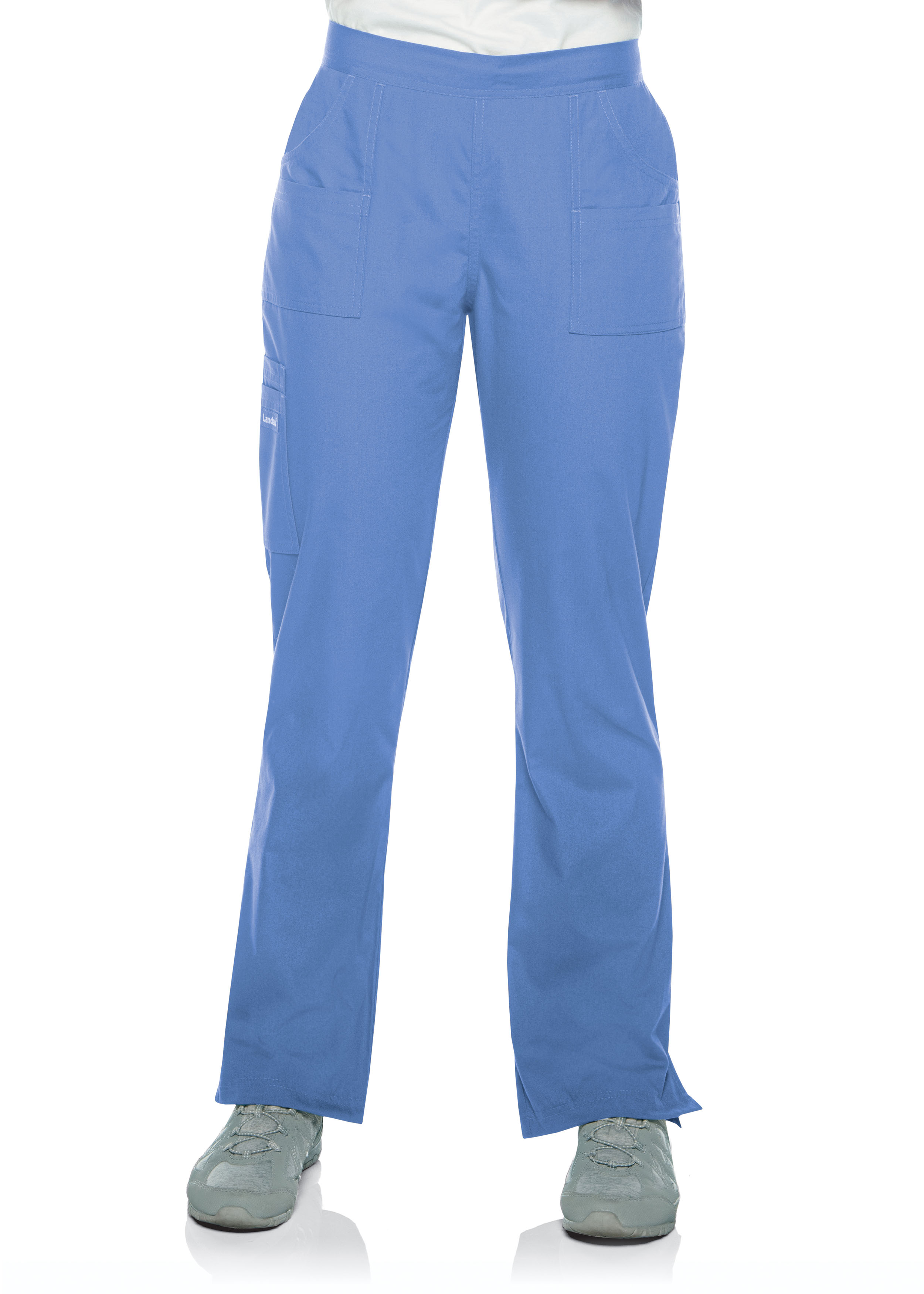 Landau Essentials Drawstring Cargo Scrub Pants