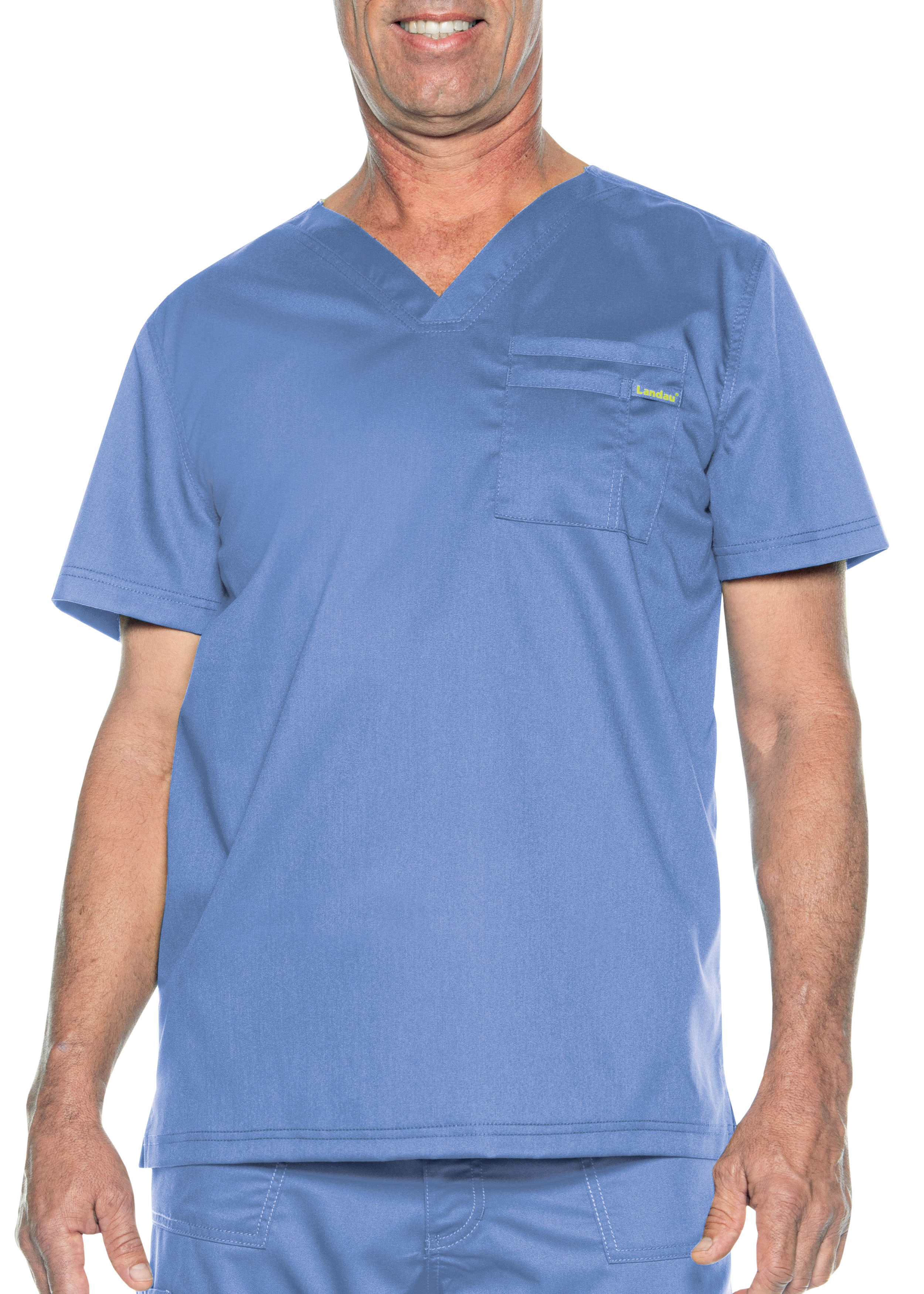 Landau Proflex 1 Pocket V-Neck Scrub Top