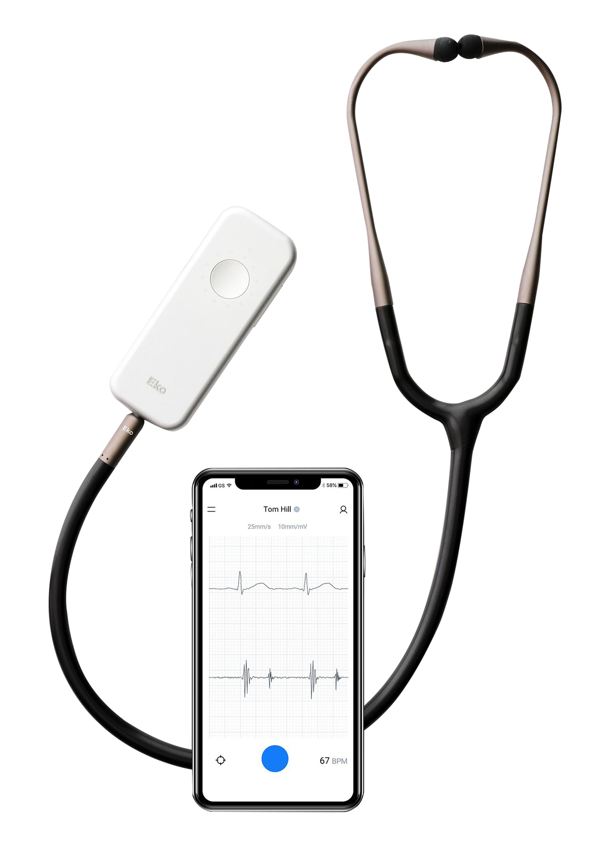 EKO DUO ECG + Digital Stethoscope with Earpiece