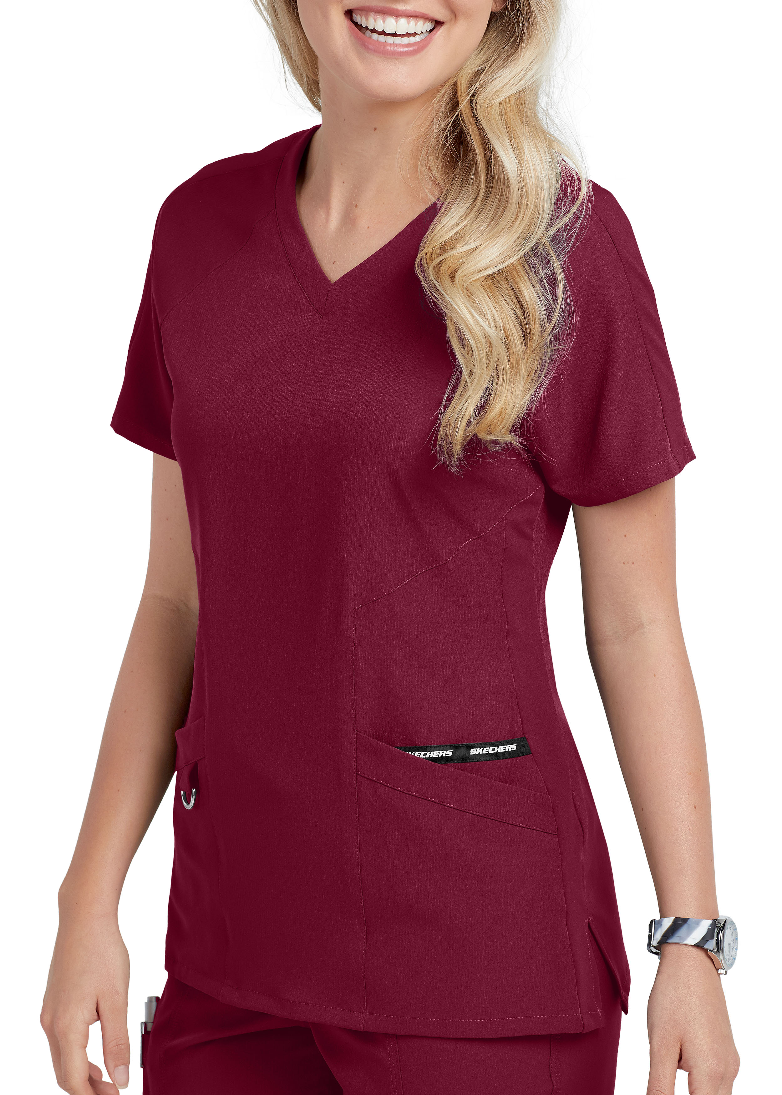 Skechers Fusion 3 Pocket V-Neck Top