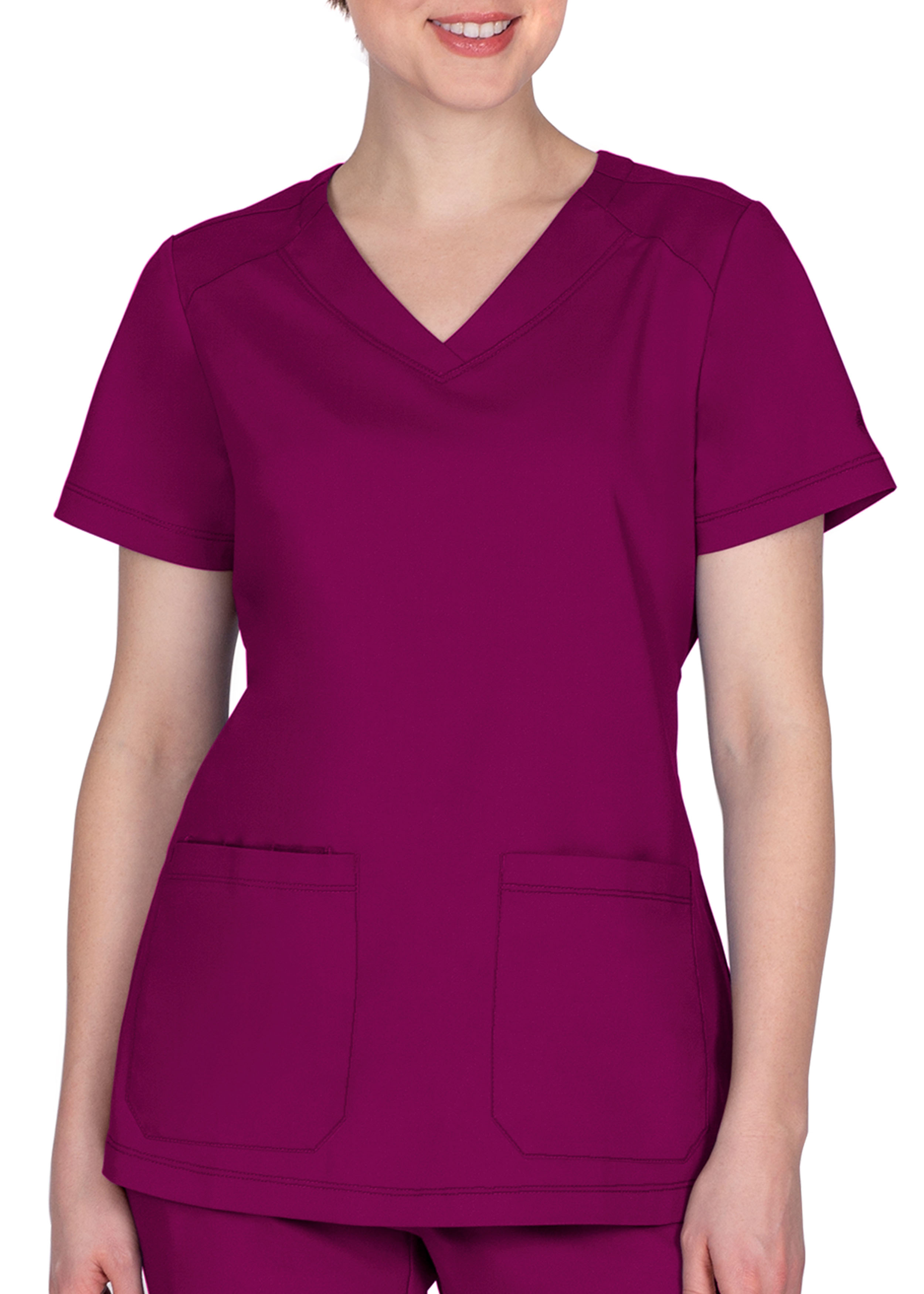 Healing Hands Purple Label Jill 2 Pocket V-Neck Scrub Top