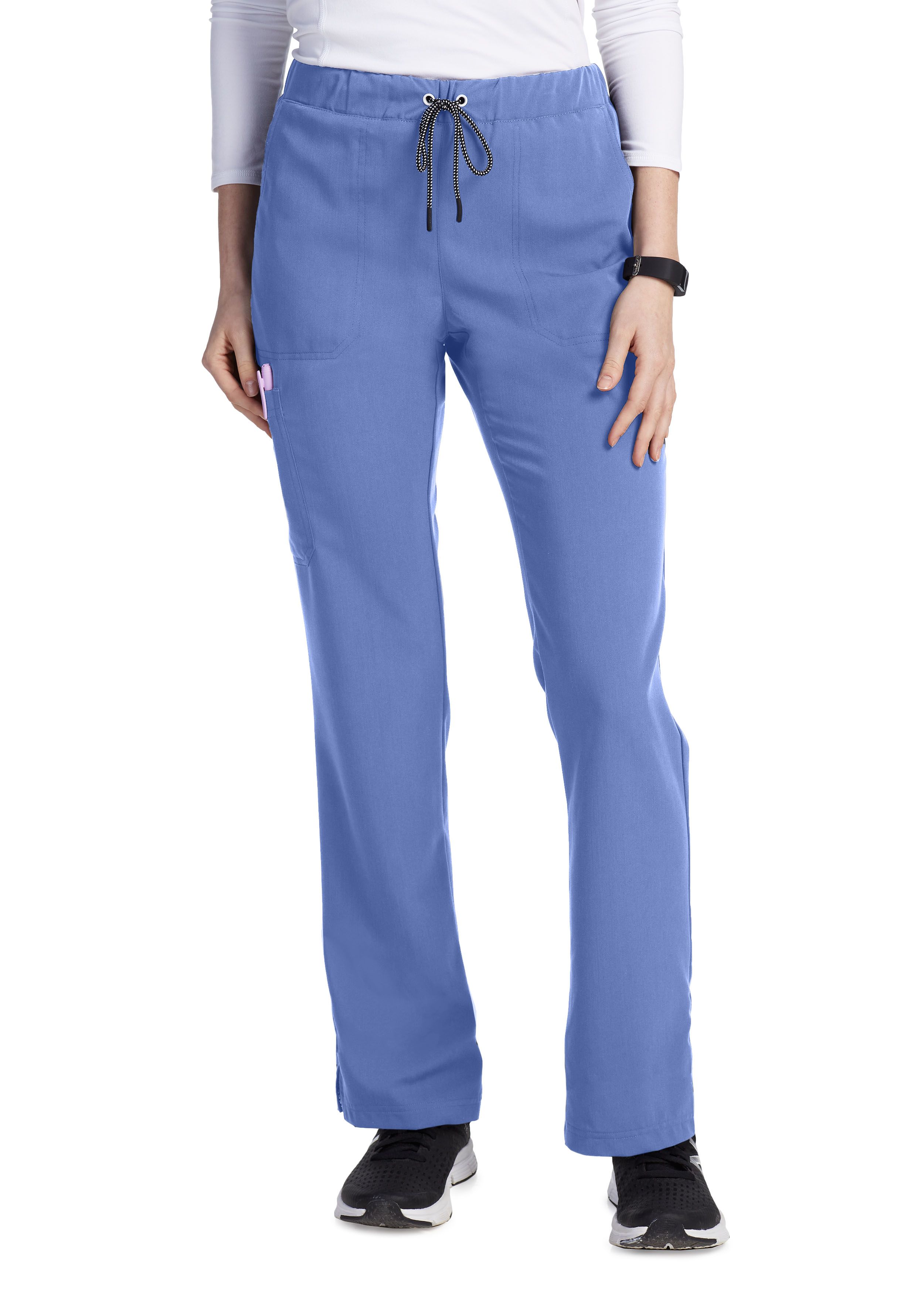 Beyond Scrubs Happiness Collection Rosie Drawstring Cargo Scrub Pants