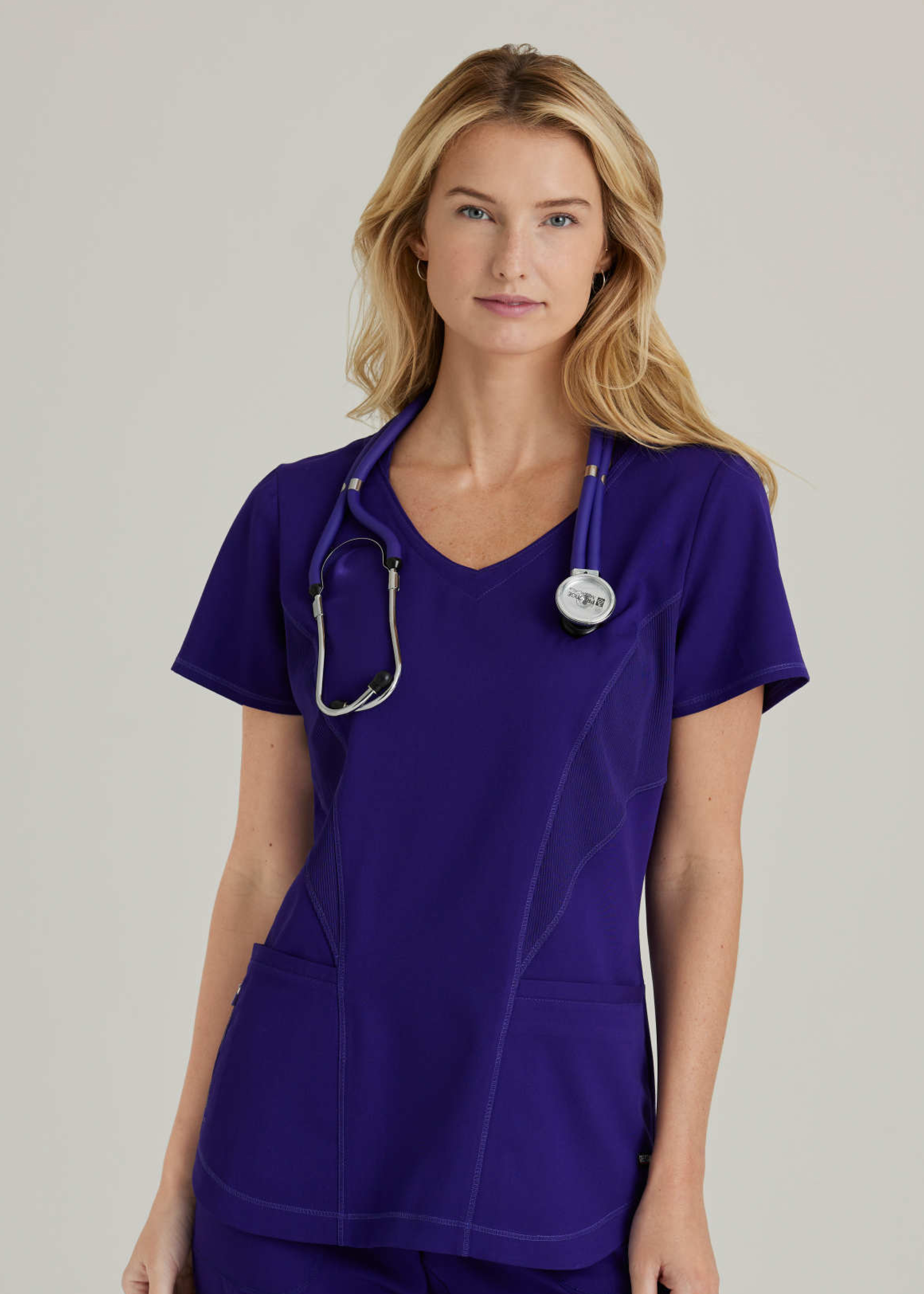 Grey's Anatomy™ Women's Collection 2 Pocket V-Neck Scrub Top