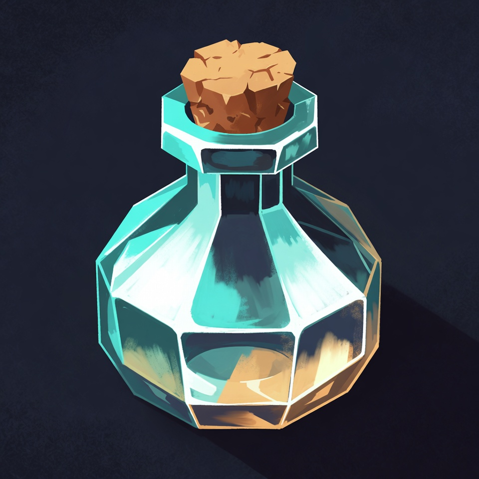 Bottle, glass