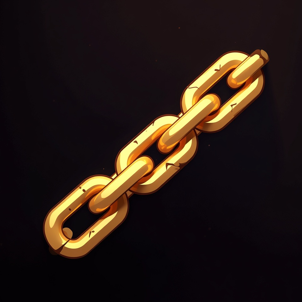 Aged Golden Chain