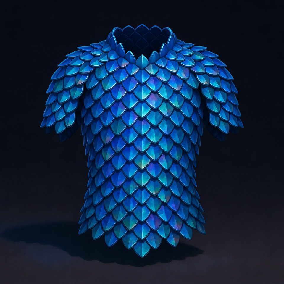Blue Dragon Scale Mail