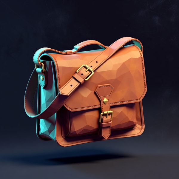 A leather satchel carrying the practical materials of a campaign