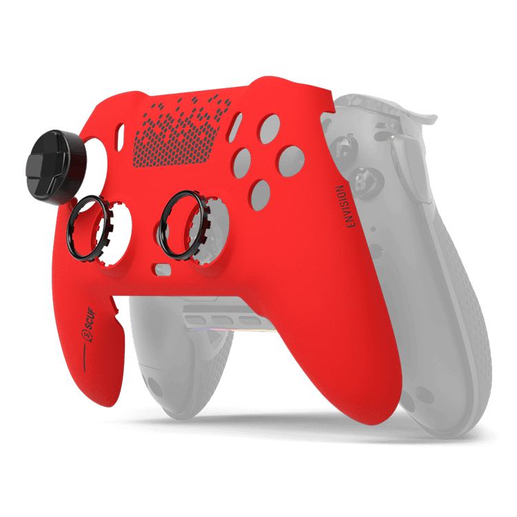 SCUF PC Envision Controller | Red Faceplate Kit
