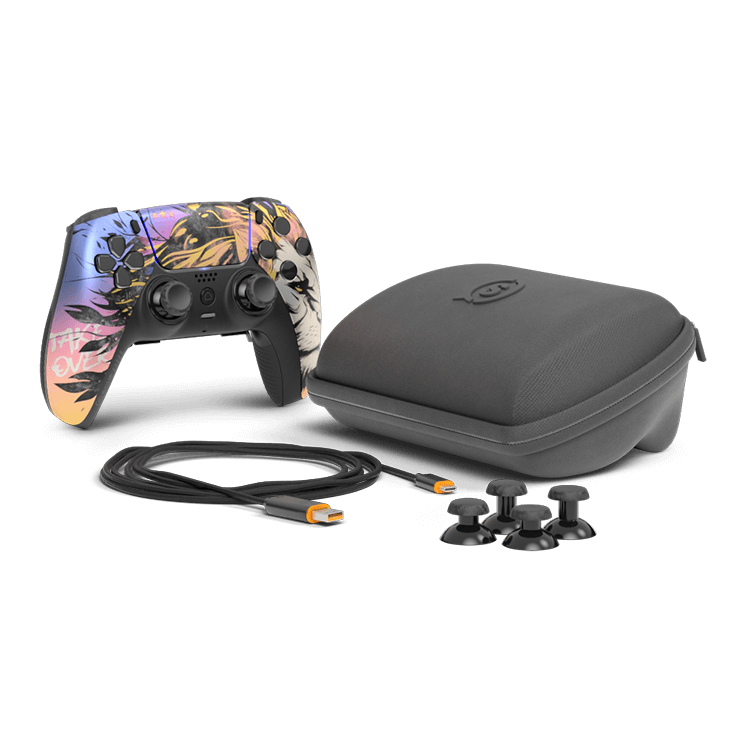 【新品】PS5 SCUF REFLEX PRO ブラック　正規品 reflex_pro_black_front_playsta