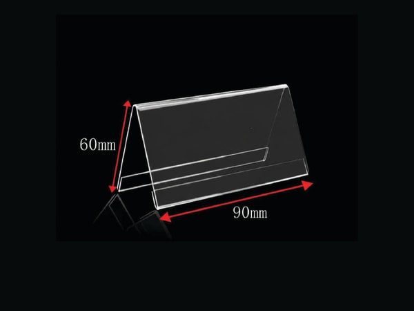 Double Sided Name Holder/Price Holder 3.5in x 2.3in Made in China