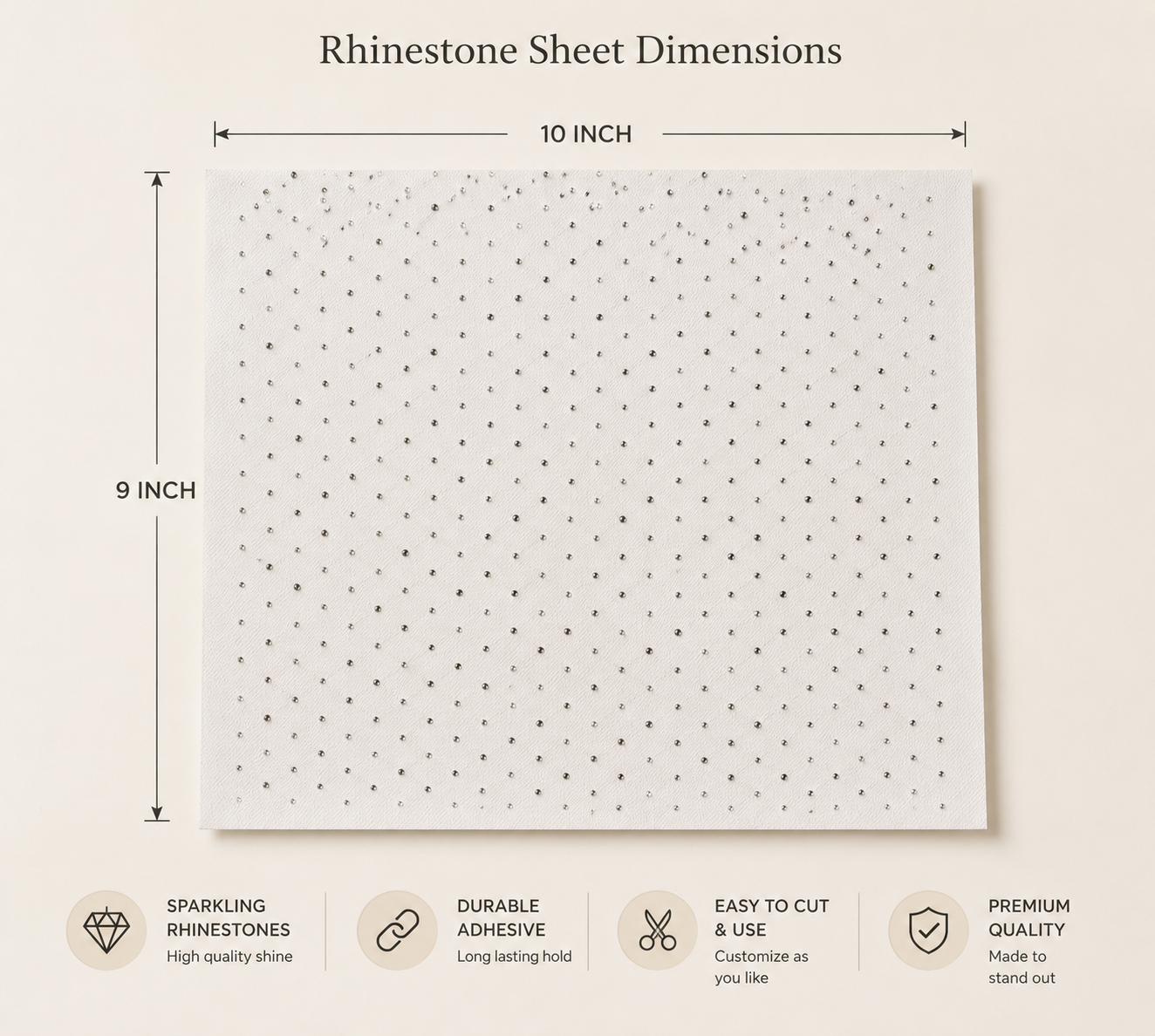 Rhienstone iron on sheet 4