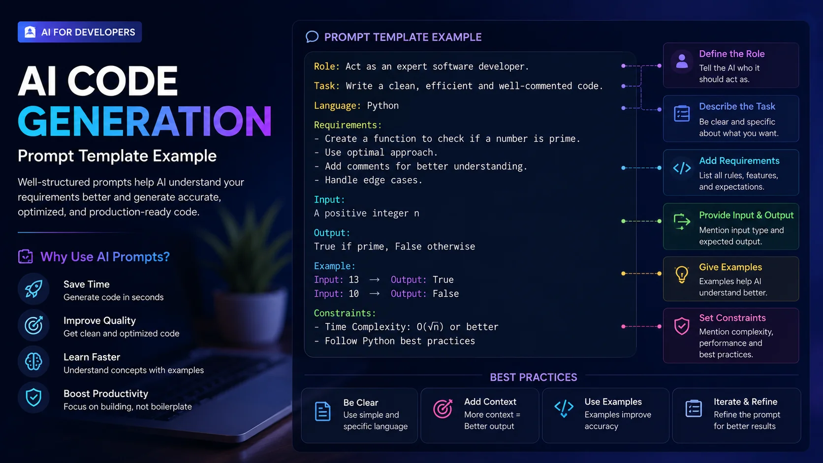 ai code generation prompt template