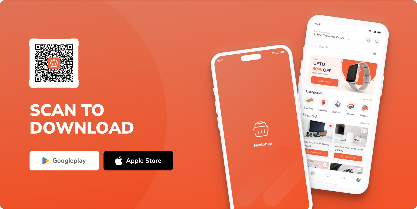 Ecommerce UI KIT Flutter - NextShop