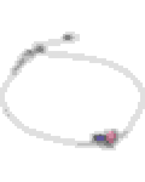 Ari Heart Delicate Rhodium Bracelet