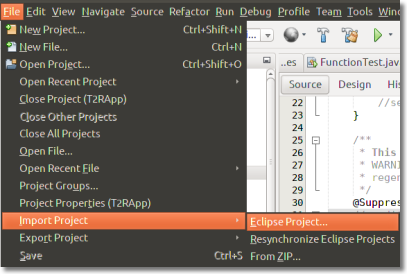 Import Eclipse Project to Netbeans