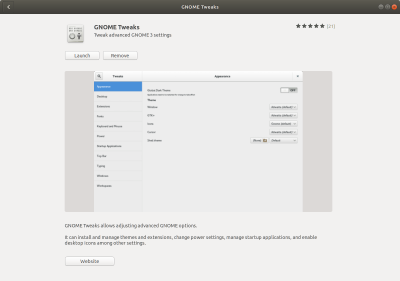 GNOME Tweaks