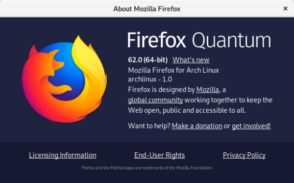 About Firefox