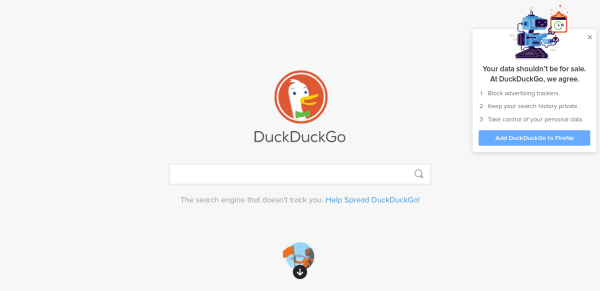 DuckDuckGo Website