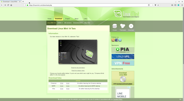 Download Linux Mint