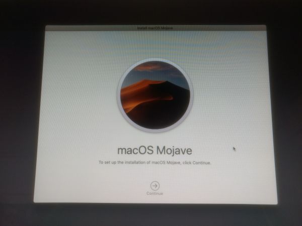 factory reset macos mojave