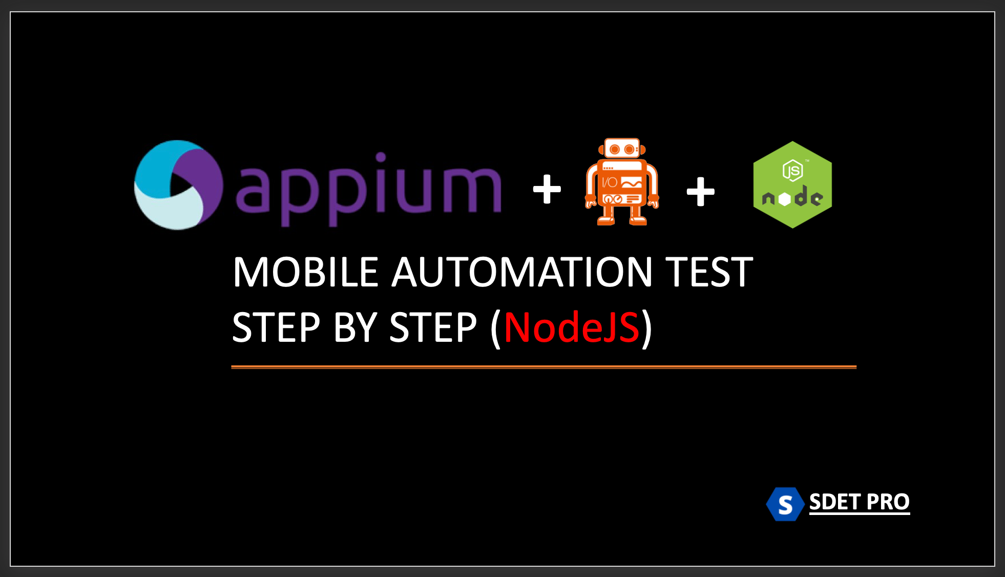 appium tutorial chapter 1 appium tutorial chapter 1