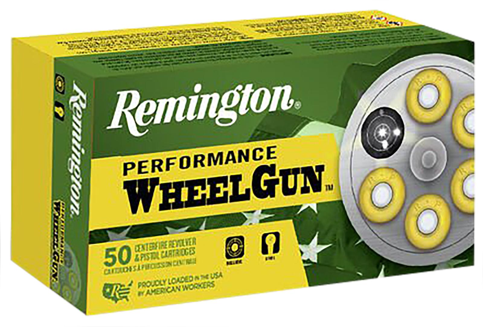 Remington Ammunition 22273 Performance WheelGun 38ShortColt 125gr Lead Round Nose 50 Per Box/10 Case