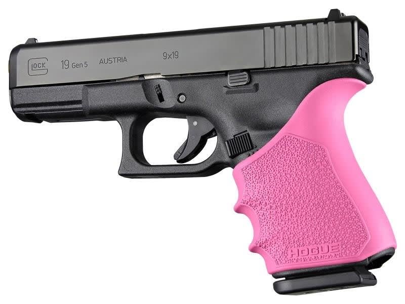 Hogue HandAll Beavertail Grip Sleeve Glock 19 23 32 38 Gen 1-2-5 Pink