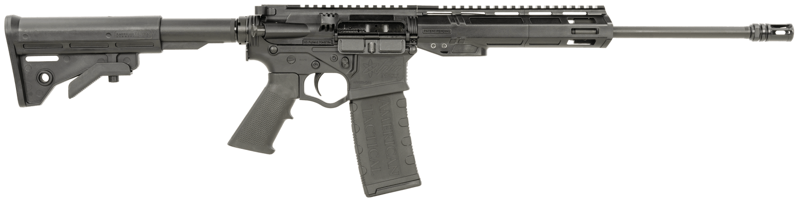 ATI ATIGAX5569ML Alpha-15 Maxx 5.56x45mm NATO 30+1 16" Black Threaded Barrel, Black Picatinny Rail Polymer Receiver, 9" Polymer Handguard, ATI MM4 Black Synthetic Stock, Black Polymer Grip, Right Hand