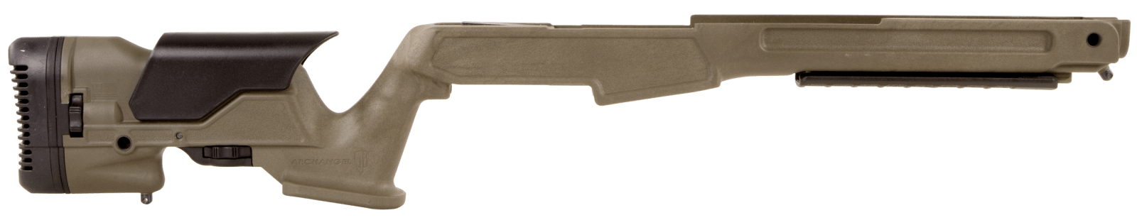 Archangel AAM1AOD Precision Stock  OD Green Synthetic Fixed with Adjustable Cheek Riser for Springfield M1A, M14