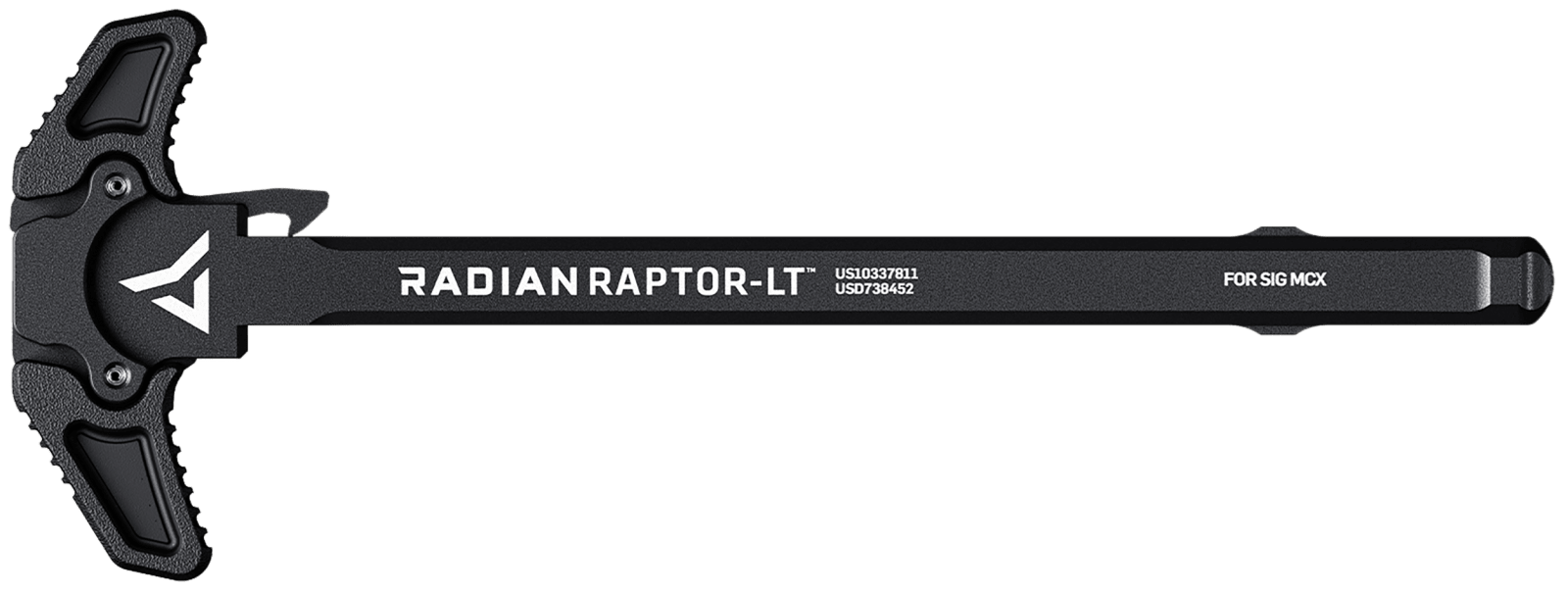 Radian Weapons R0364 Raptor LT Lightweight Ambi Charging Handle, Black, Fits Sig MCX