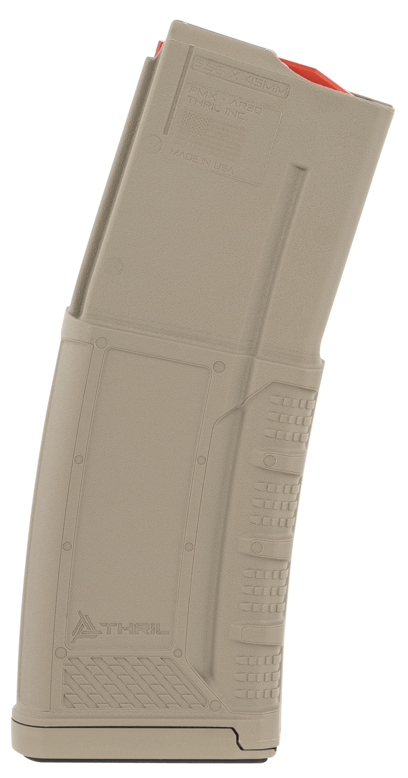 Thril PMXAR30DE PMX  30rd 5.56x45mm Fits AR-15/M4 Flat Dark Earth Polymer