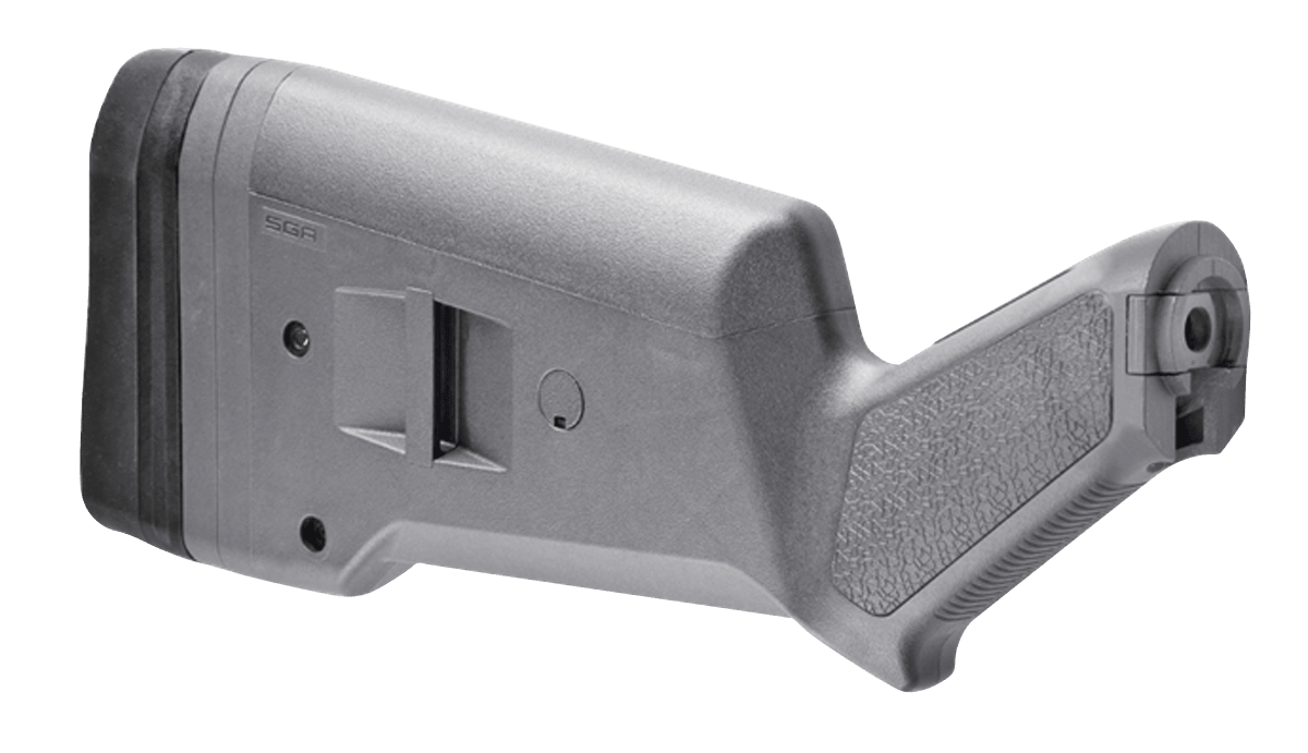 Magpul MAG490-GRY SGA Shotgun Stock Fixed Stealth Gray Synthetic for Mossberg 500, 590, 590A1 12 GA