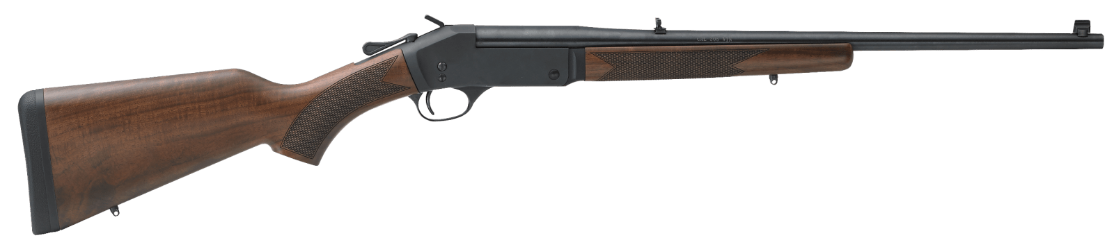 Henry H015357 Single Shot 38 Special or 357 Mag Caliber with 1rd Capacity, 22" Barrel, Overall Blued Finish & American Walnut Stock, Right Hand (Full Size)