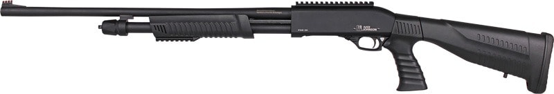 IVER JOHNSON PUMP 20GA 3" 24" PISTOL GRIP BLACK SYNTH.