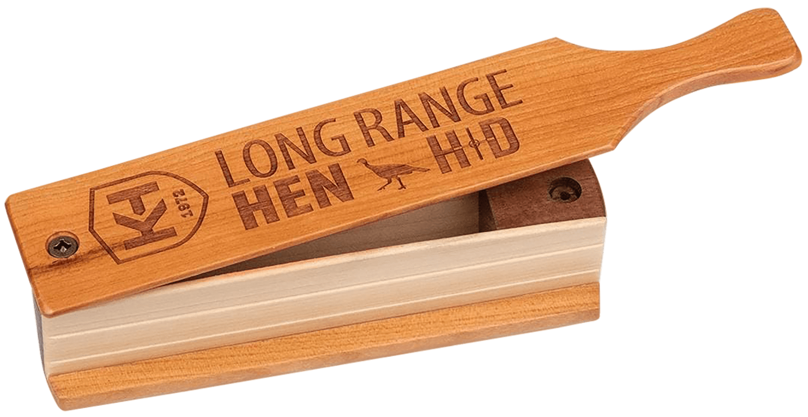Knight & Hale KHT0207 HD Long Range Hen Box Call Turkey Sounds Cherry/Walnut