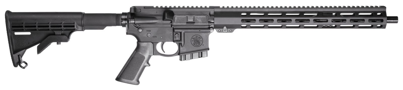 Smith & Wesson 13953 M&P15 Sport III 223 Rem/5.56 NATO 10+1 16" Black Armornite Heavy Barrel, Black Picatinny Rail Aluminum Receiver, Fixed Black Synthetic Stock, Black Polymer Grip