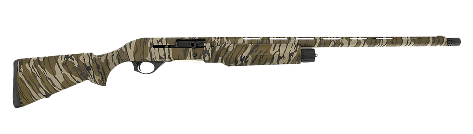 Spandau Arms 21000191 S2 12 Gauge Semi-Auto 3" 3- 2.75" Shells 24" Overall Mossy Oak Bottomland Vent Rib Barrel, Drilled & Tapped Receiver, Fixed Synthetic Stock, Benelli Choke Tube System