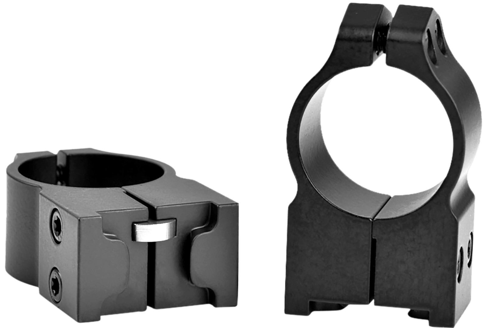 Warne 2R7M Maxima  Matte Black Steel 1" Tube High,  Fits Ruger M77/Hawkeye/Super Redhawk