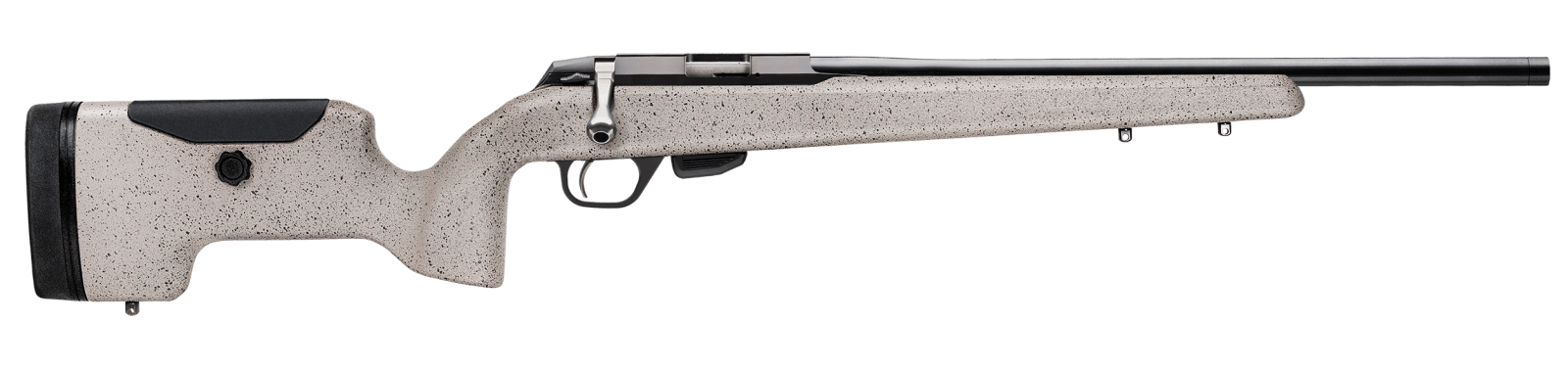 Tikka JRT1XU309 T1X UPR 17 HMR 10+1 20" Black Threaded Barrel, Black Drilled & Tapped Steel Receiver, Desert Sand Textured Fixed Carbon Fiber/Fiberglass Stock, Right Hand