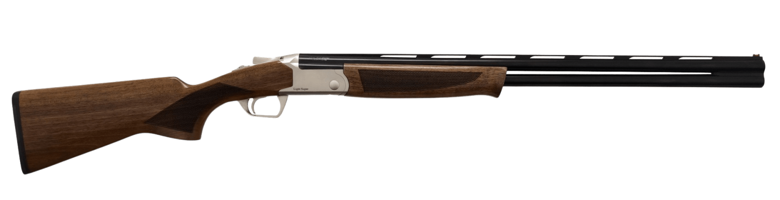 T R Imports LSP2028 Light Super 20 Gauge 3" 2rd 28" Black Over/Under Vent Rib Barrel, Black Steel Receiver, Fixed Walnut Stock