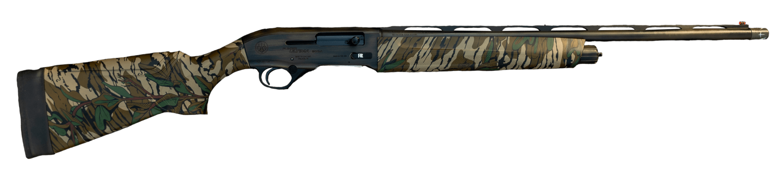 Rob Roberts Gun Works 000599 Beretta A300 Ultima Combo 20 Gauge Semi-Auto 3" 3+1 24" Greenleaf Cerakote Steelium Vent Rib Barrel, Greenleaf Cerakote Drilled & Tapped Receiver, Kick-Off Mossy Oak Green